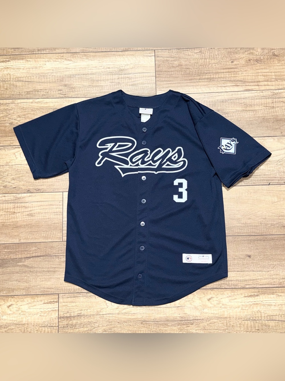 Tampa Bay Rays Evan Longoria #3 Genuine Merchandise Baseball Jersey Youth 2XL